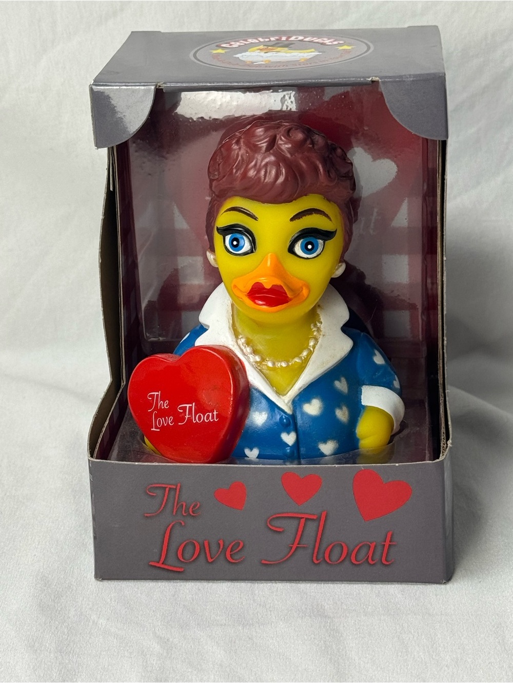 CelebriDucks I Love Lucy “The Love Float” Collectible Rubber Duck TV Memorabilia